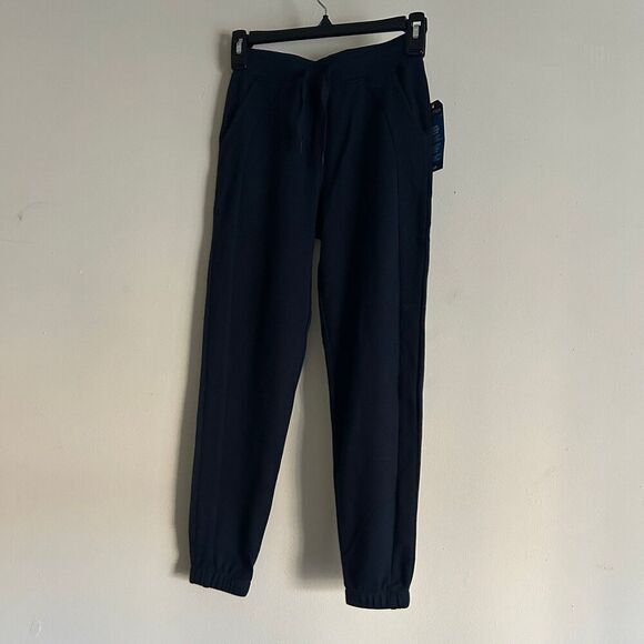 NAUTICA Girl Jogger Pants Size 8 Performance Stretch Navy Blue School Uniform - Picture 1 of 5